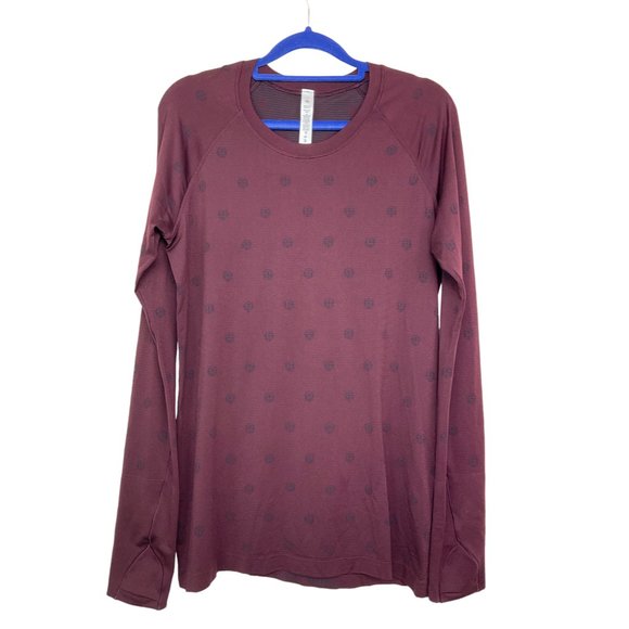 lululemon athletica Long Sleeve Top - Dark Red - Picture 3 of 8